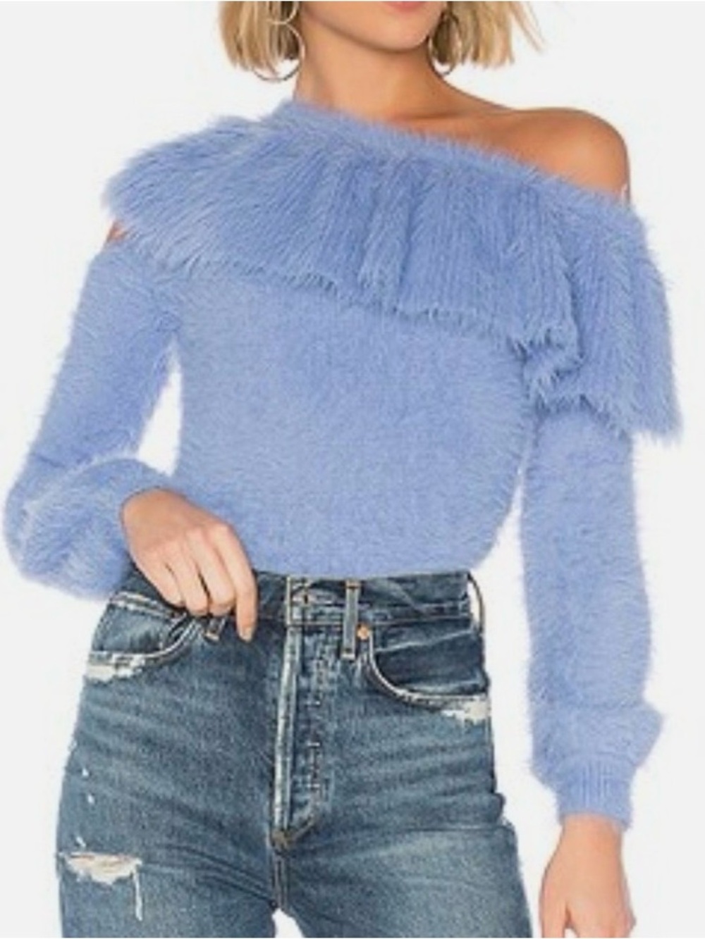 Revolve x House of Harlow 1960 Micha Periwinkle Sweater